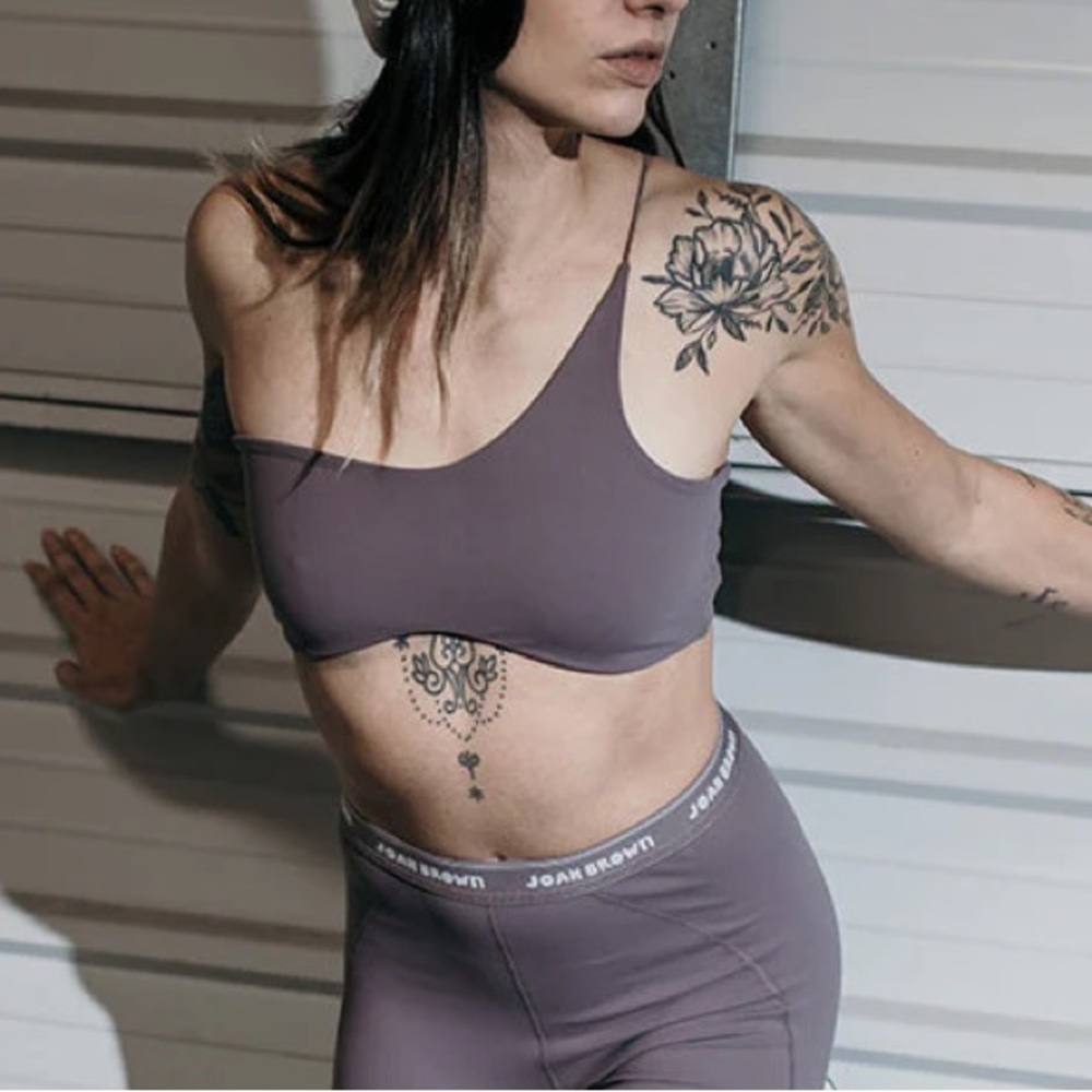 Joah Brown single strap contour bra